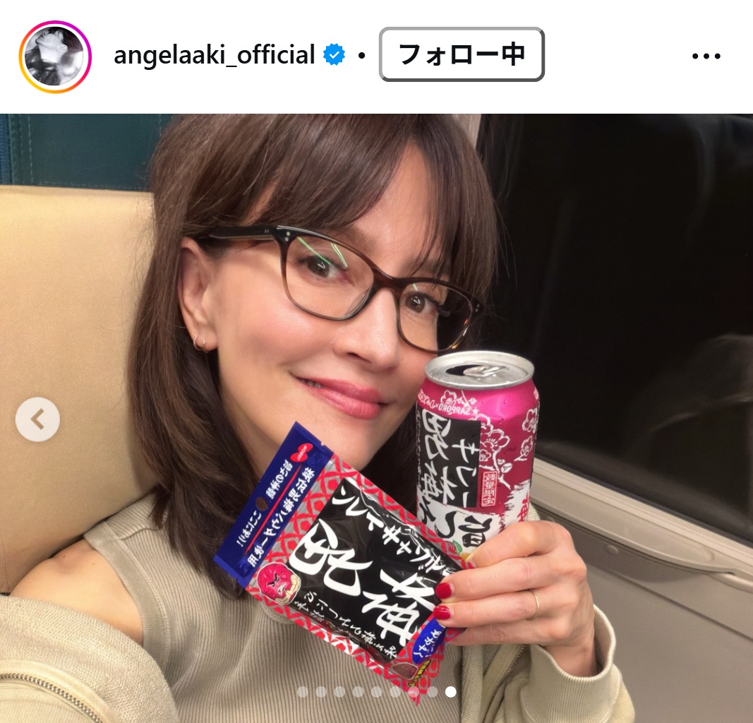 アンジェラ・アキのインスタグラムから
