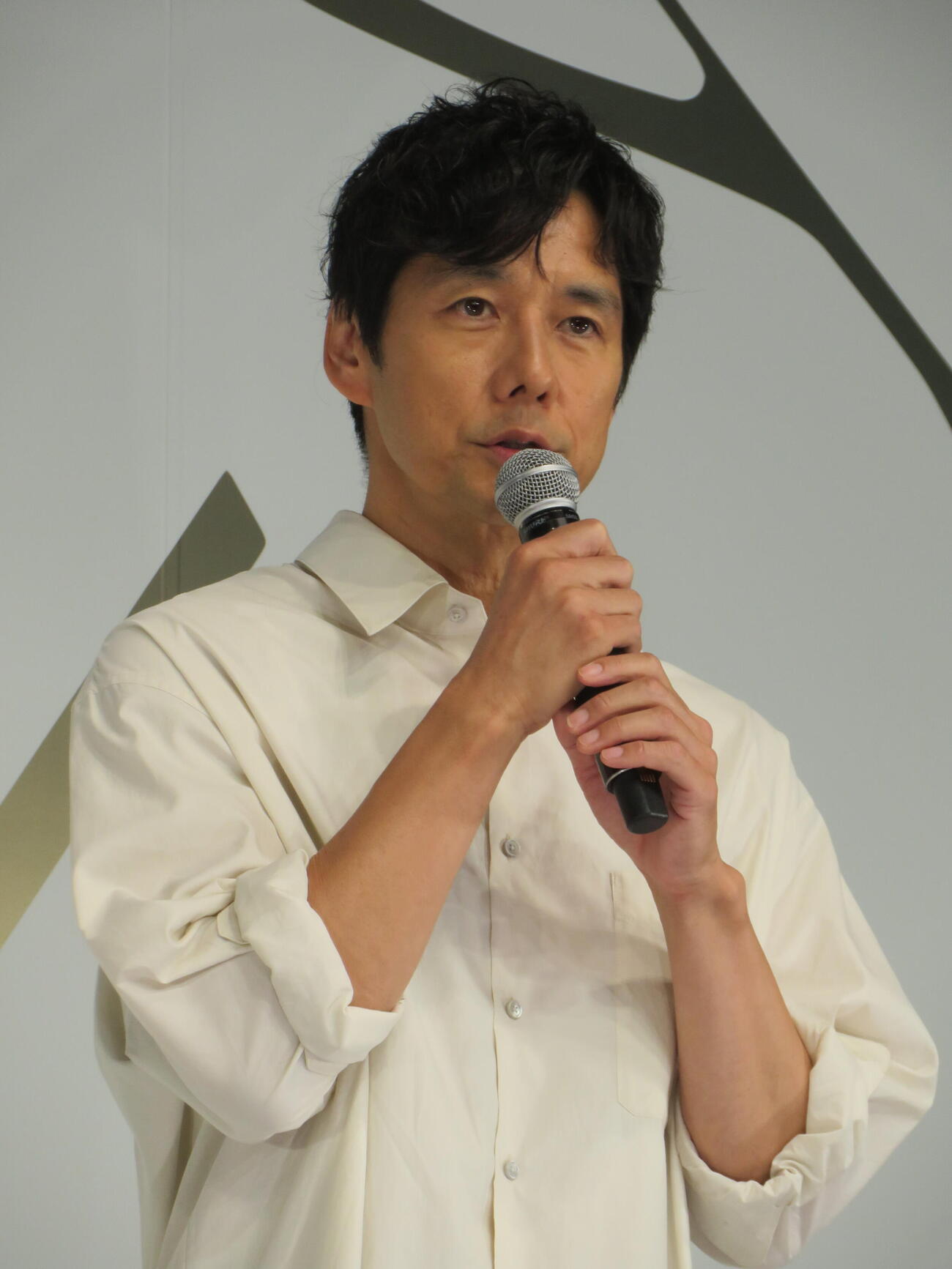 SK－2 LXP　金継ぎ新アンバサダー就任発表会に出席した西島秀俊（撮影・村上幸将）