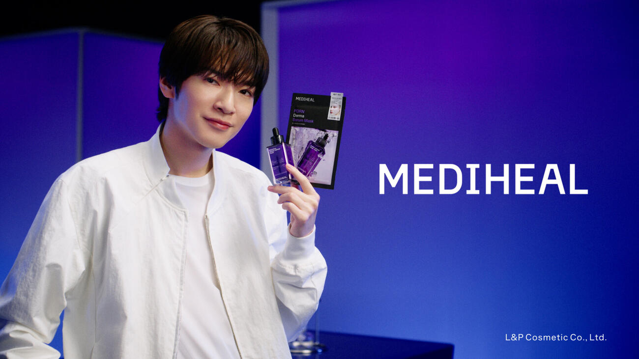 「MEDIHEAL」ブランドアンバサダーに就任したSnow Man深澤辰哉