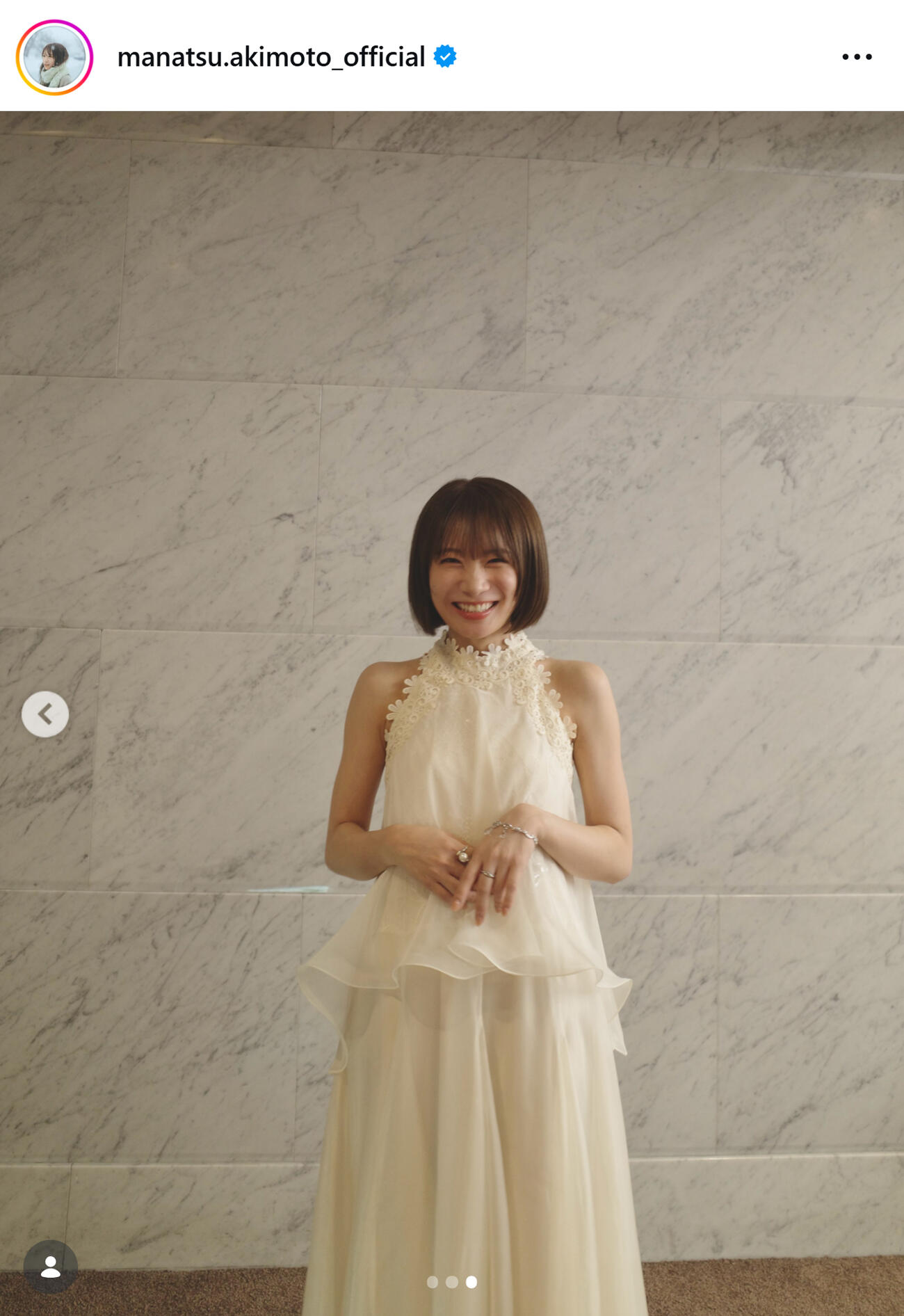 秋元真夏のインスタグラムから
