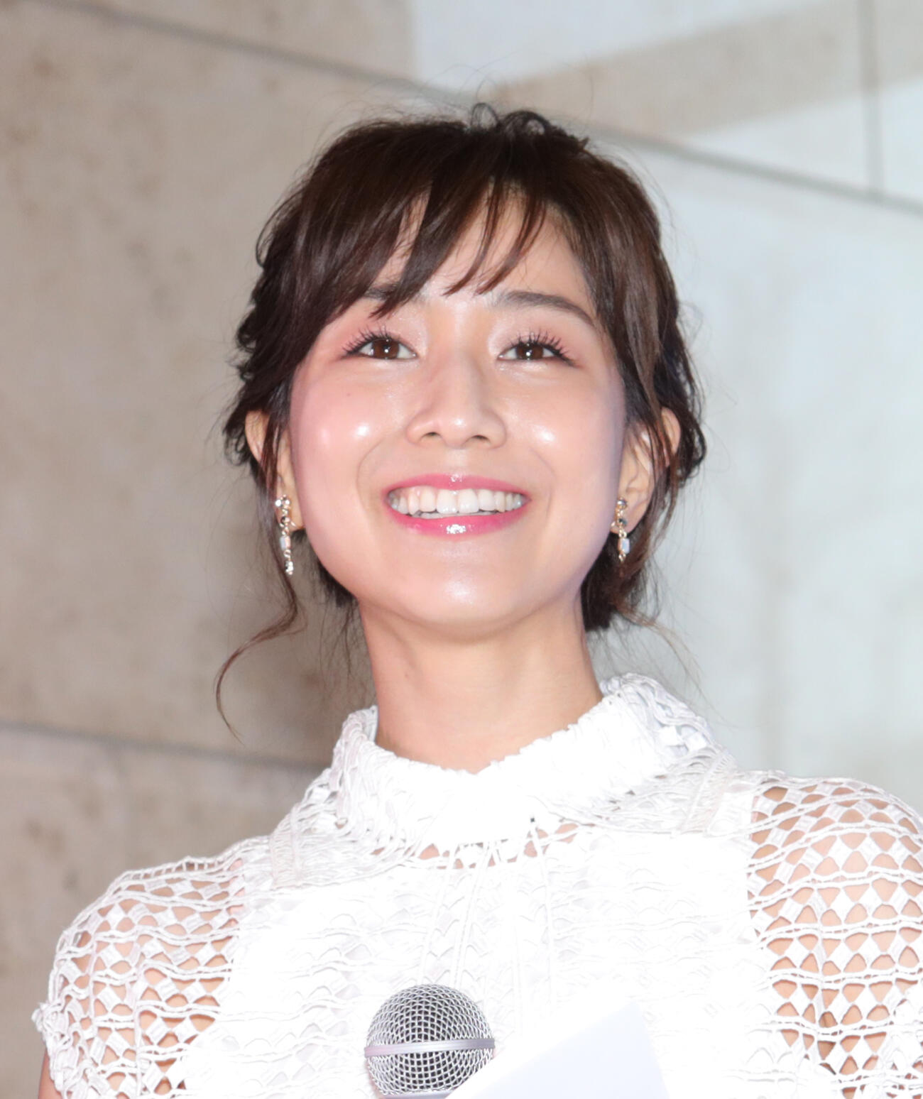 局アナ時代の田中みな実（2017年3月撮影）