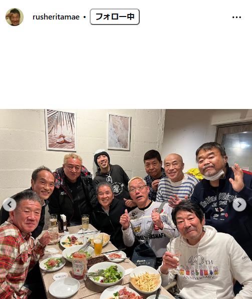 ラッシャー板前のインスタグラムから