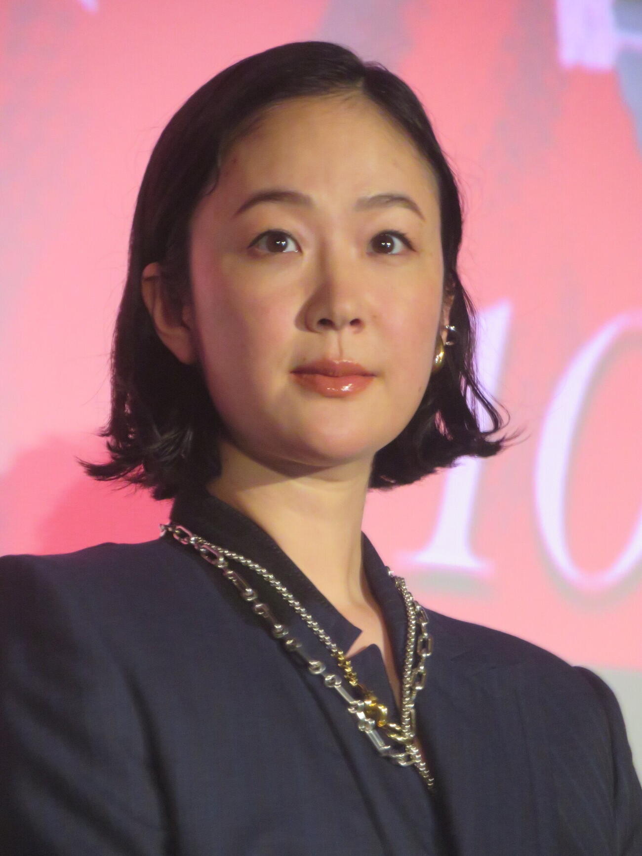 10月2日公開の映画「本当にあった話（の話）」完成披露舞台あいさつに出席した黒木華（撮影・川田和博）