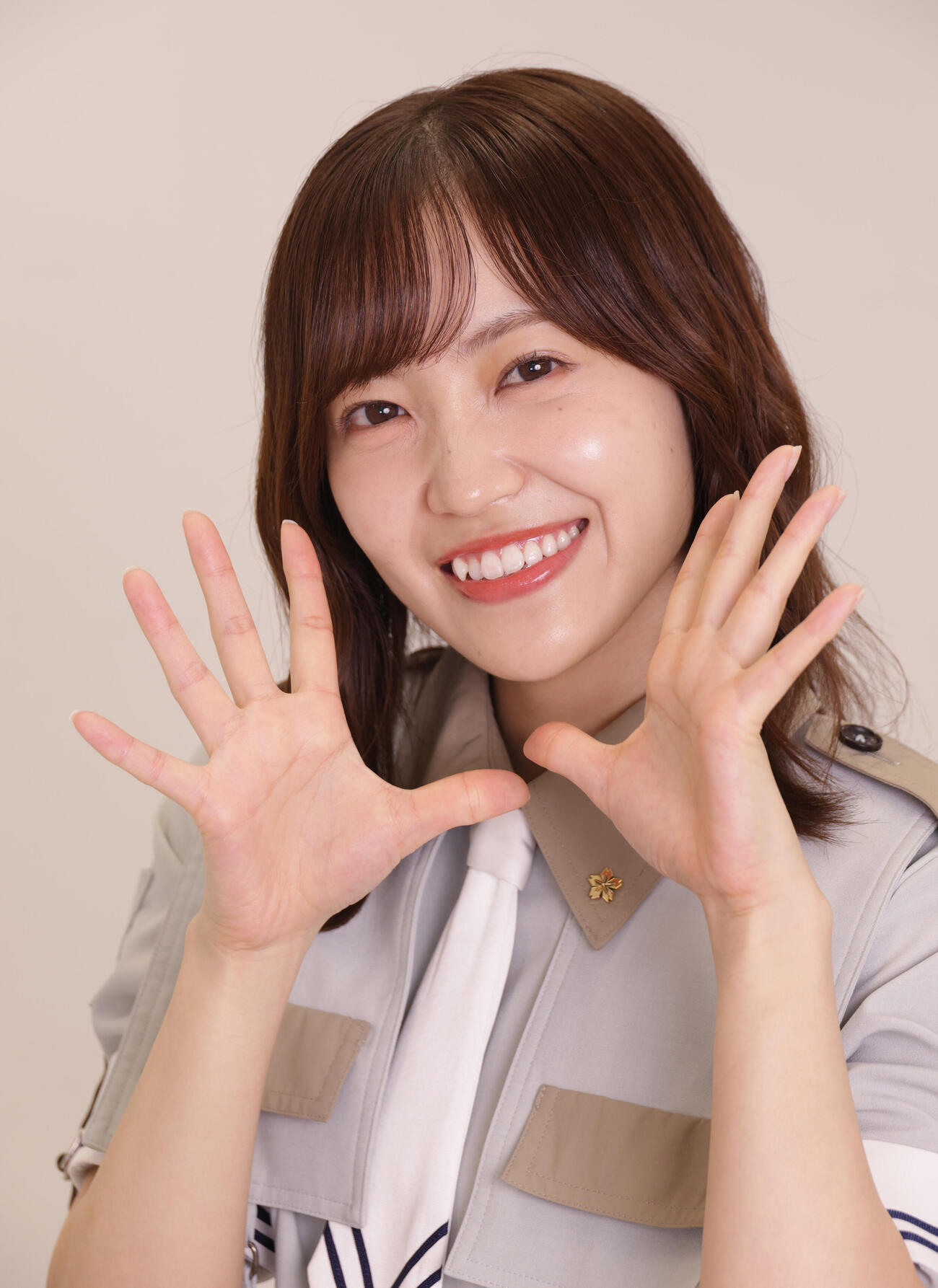 みやざき大使就任の意気込みや櫻坂46キャプテンとしての今後の展望を語る松田里奈（2025年9月撮影）