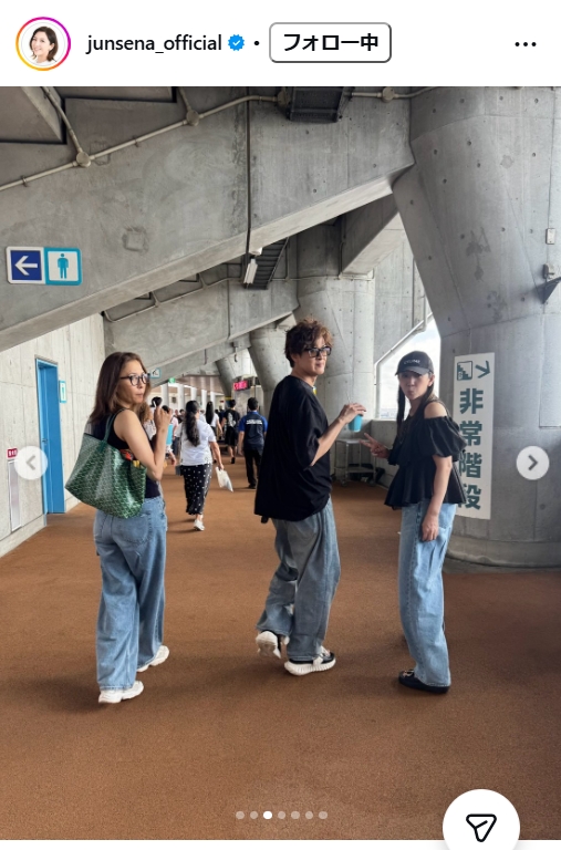 瀬奈じゅんのインスタグラムから