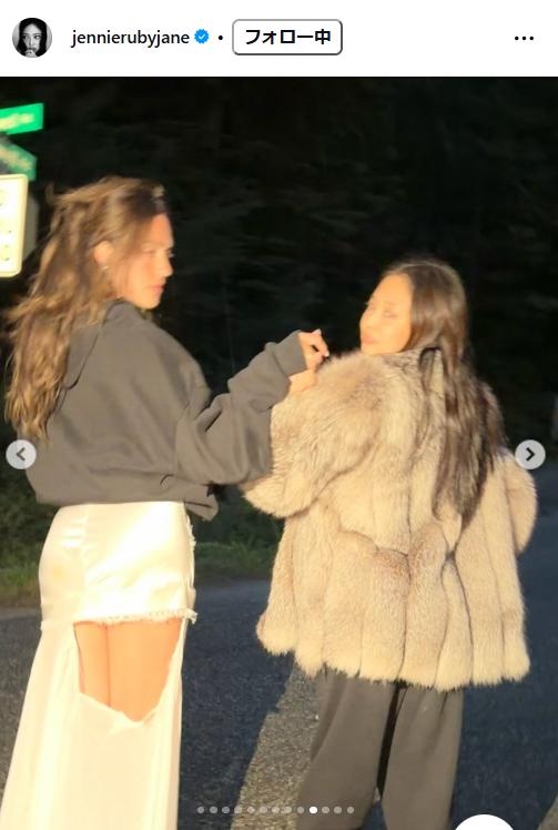 JENNIEのインスタグラムから