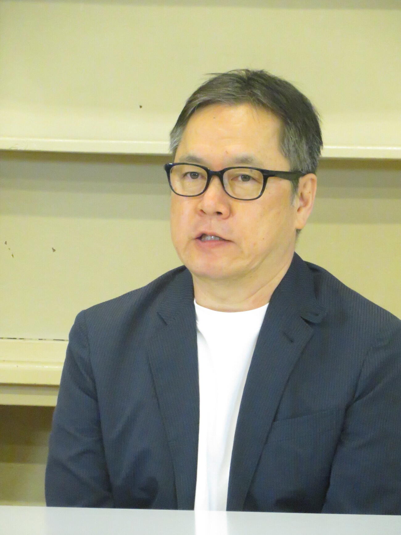 「Mother～特効の母　鳥濱トメ物語～」に向けて会見した脚本・演出の藤森一朗氏