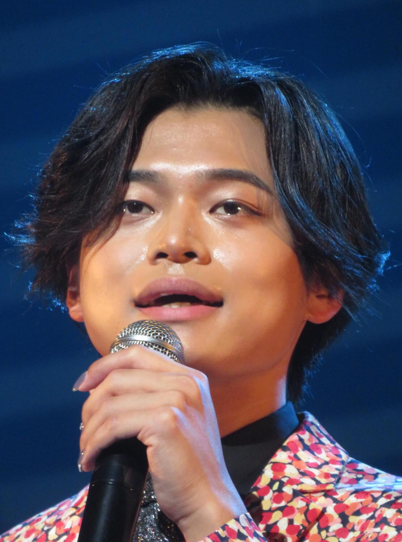 コンサートを行った二見颯一（撮影・松本久）
