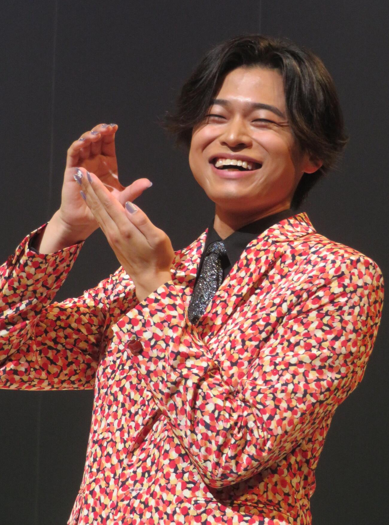 コンサートを行った二見颯一（撮影・松本久）
