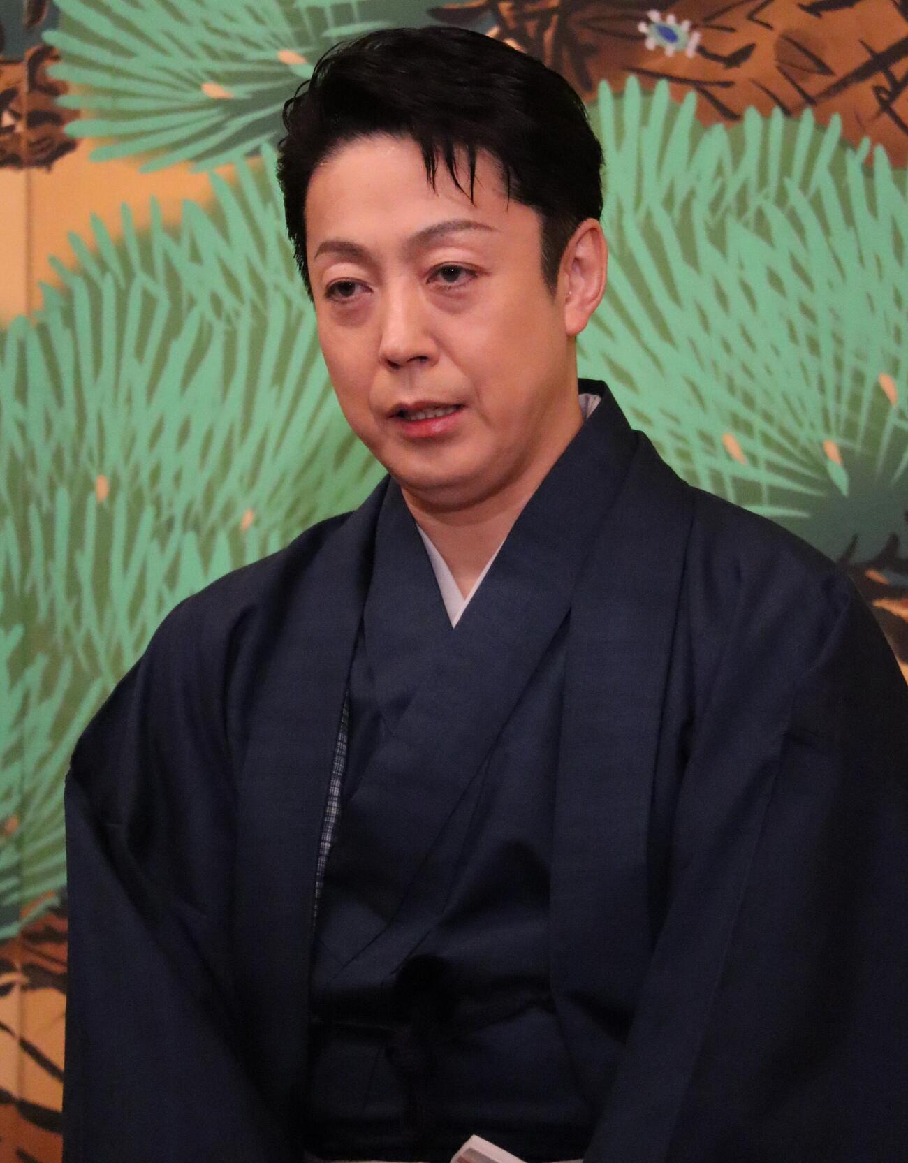 「錦秋十月大歌舞伎」の取材会に出席した8代目尾上菊五郎