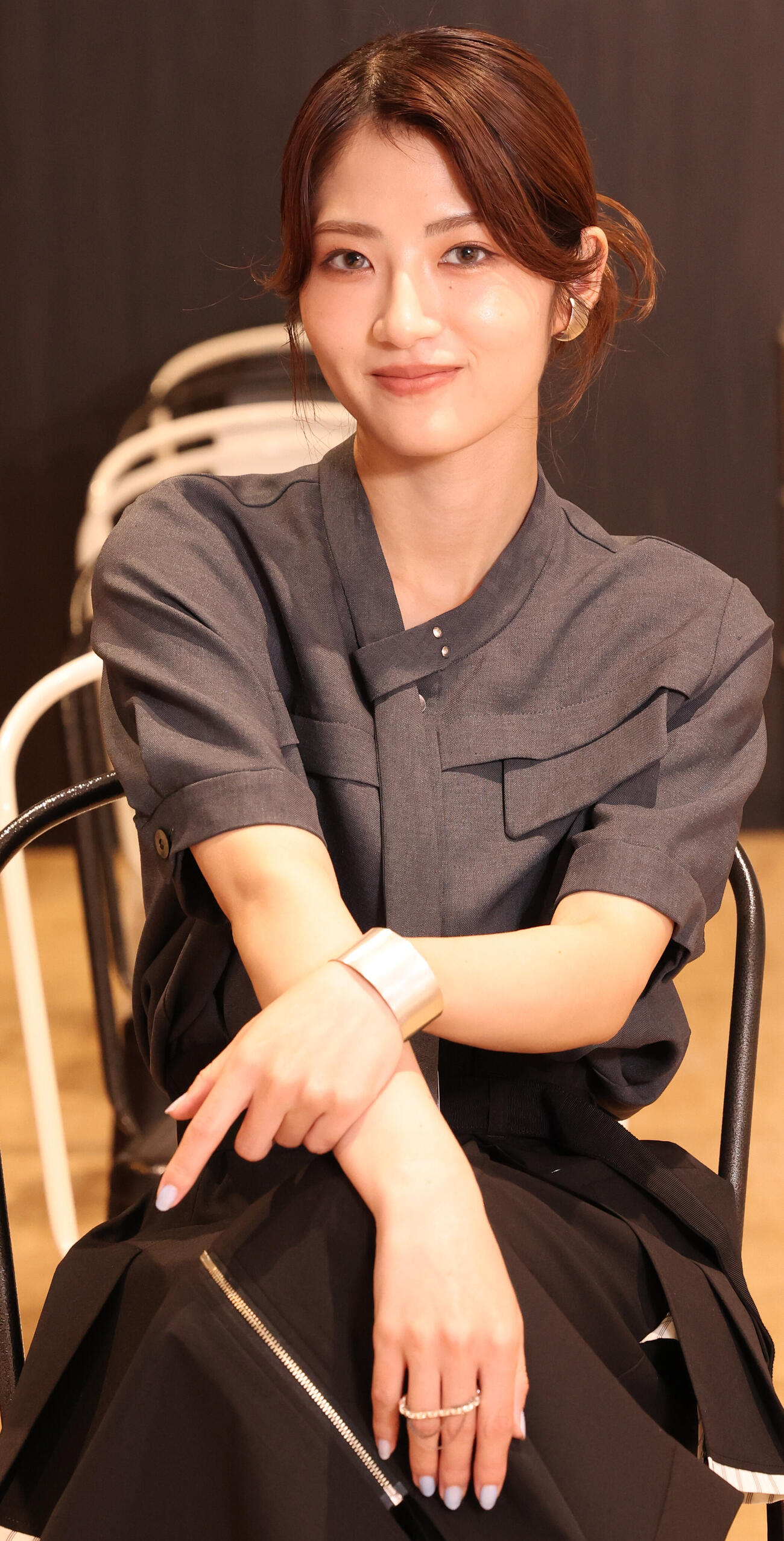 デビュー15周年を迎え意気込みを語った若月佑美（撮影・水谷安孝）
