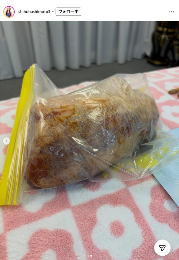 橋本志穂のインスタグラムから