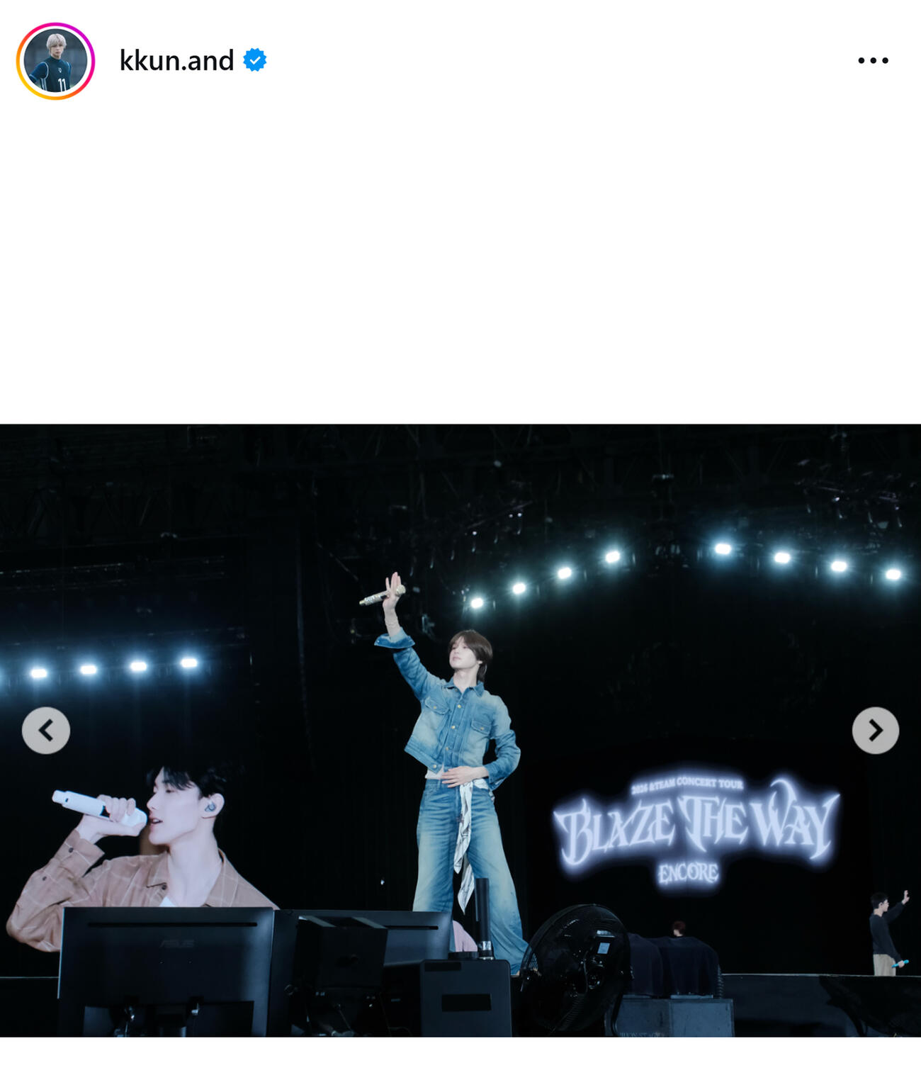 ＆TEAMのKのインスタグラムから