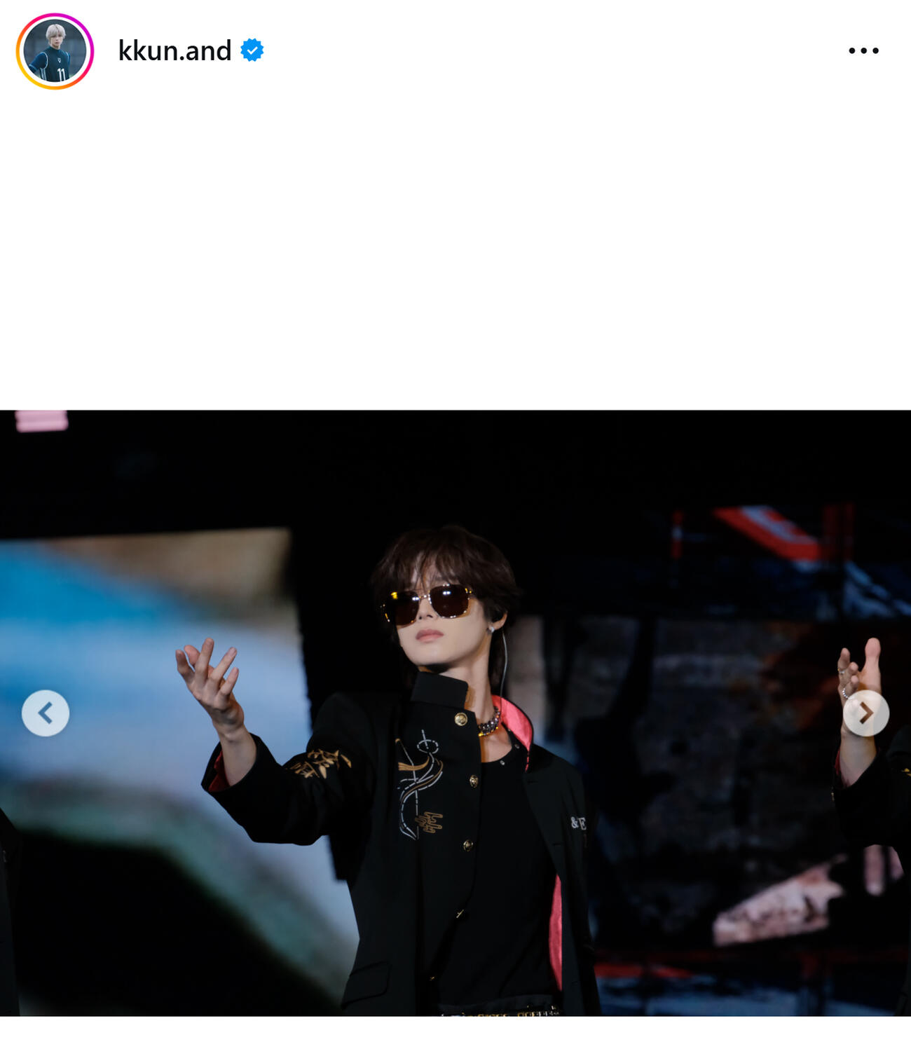 ＆TEAMのKのインスタグラムから