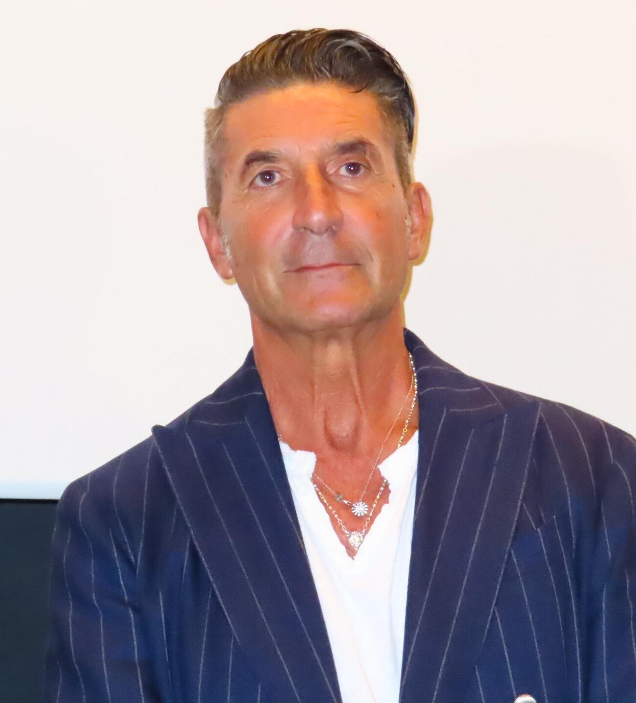 「TAVERNA DE GAGA－人生はまだまだ面白い－」公開記念舞台あいさつに登壇したパンツェッタ・ジローラモ