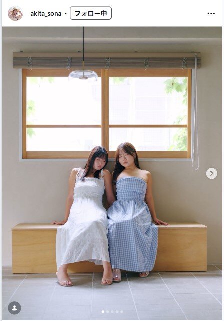 秋田そなのインスタグラムから