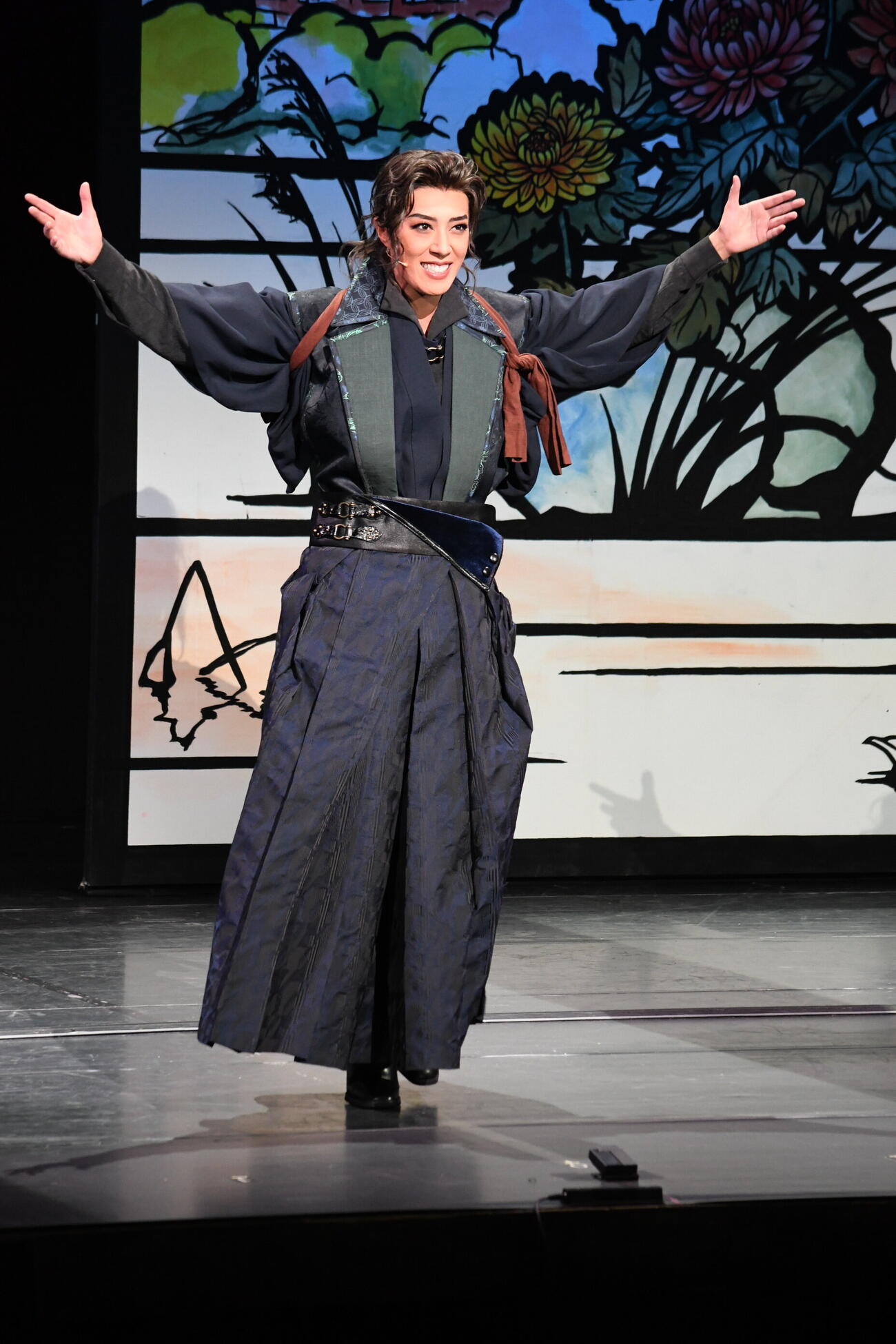 主演公演「稲妻開花譚－イナヅマカイカタン－」に出演する月組スター風間柚乃（撮影・阪口孝志）