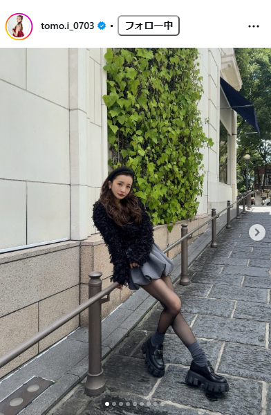 板野友美のインスタグラムから