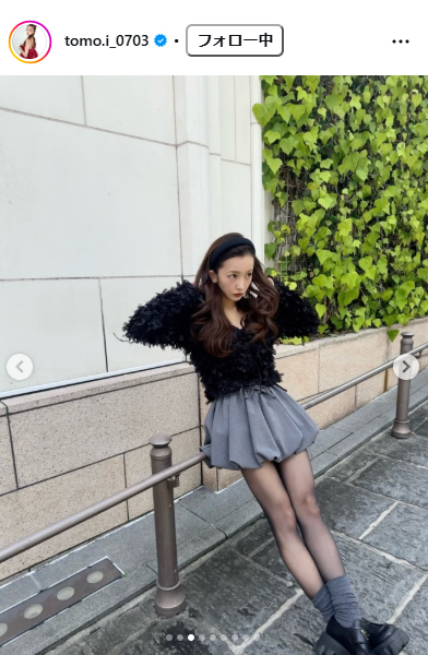 板野友美のインスタグラムから