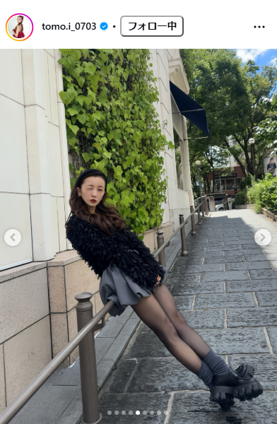 板野友美のインスタグラムから