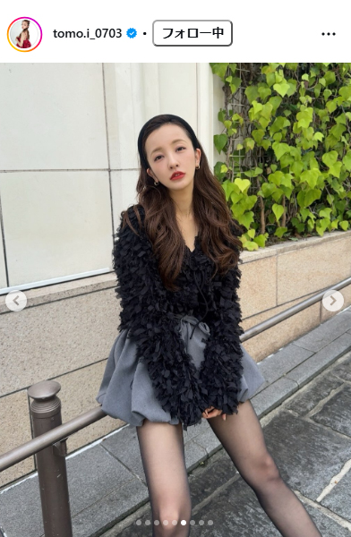 板野友美のインスタグラムから