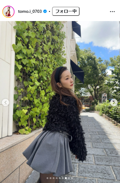 板野友美のインスタグラムから