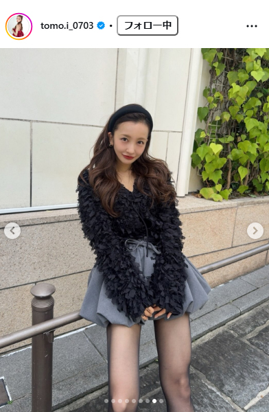 板野友美のインスタグラムから