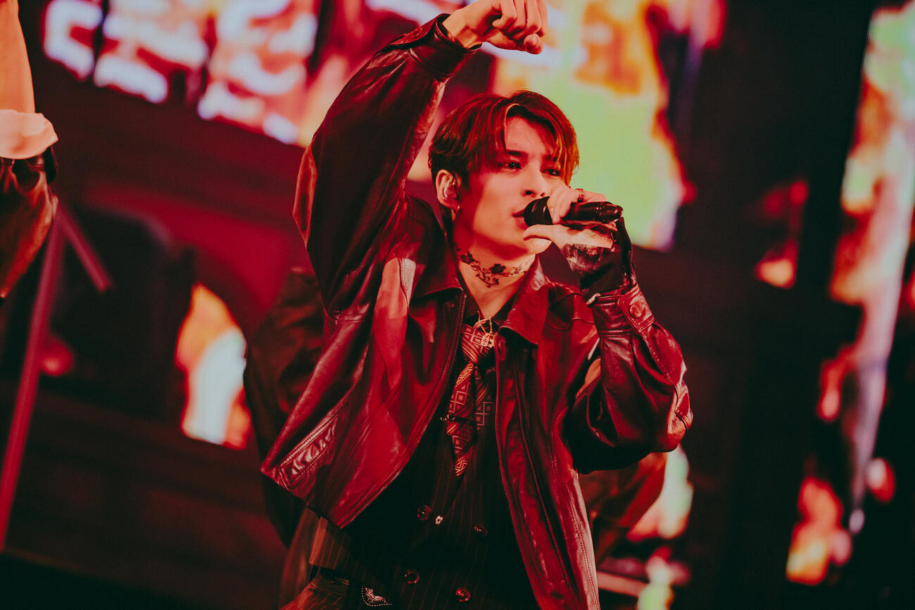 「ONE N’　ONLY LIVE TOUR 2026『INFERNO』」でパフォーマンスするTETTA