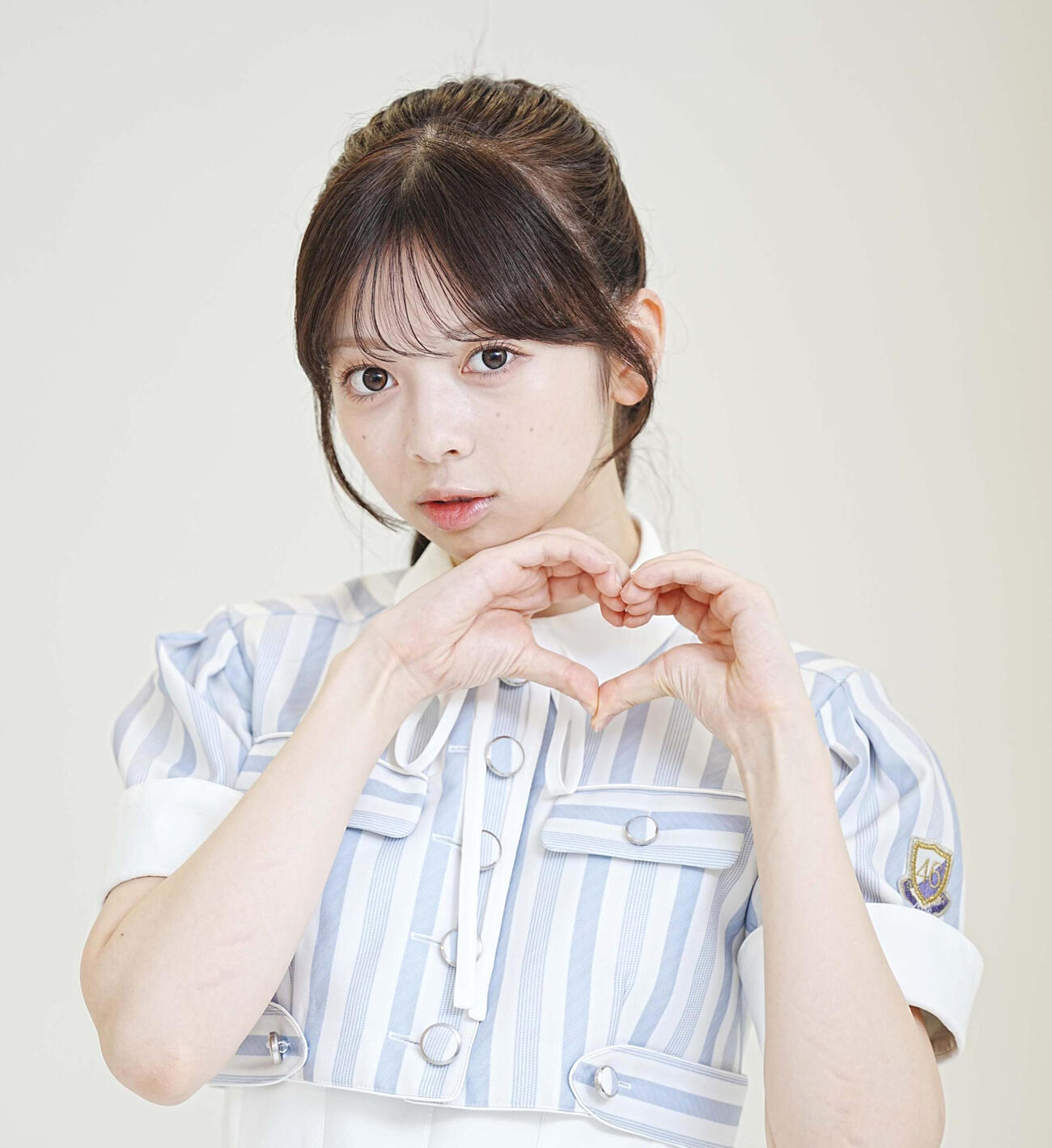 6期生楽曲「命の色」で自身初となるセンターに抜擢された乃木坂46長嶋凛桜（撮影・小沢裕）