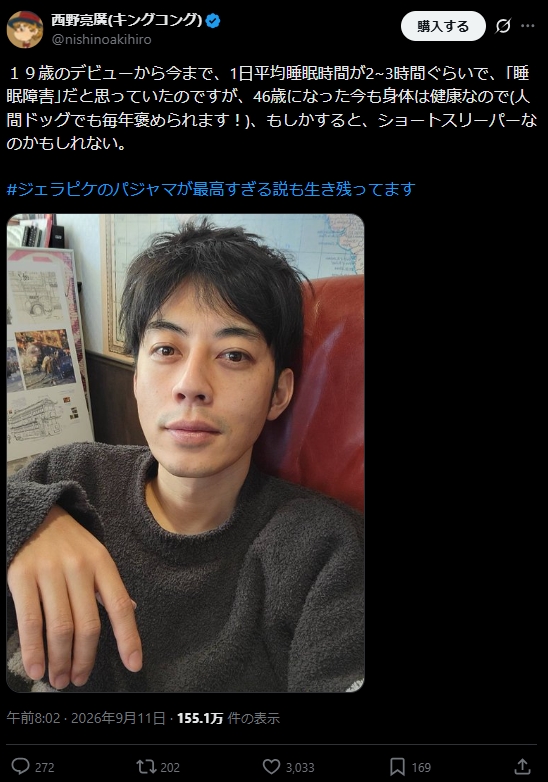 西野亮廣のXから