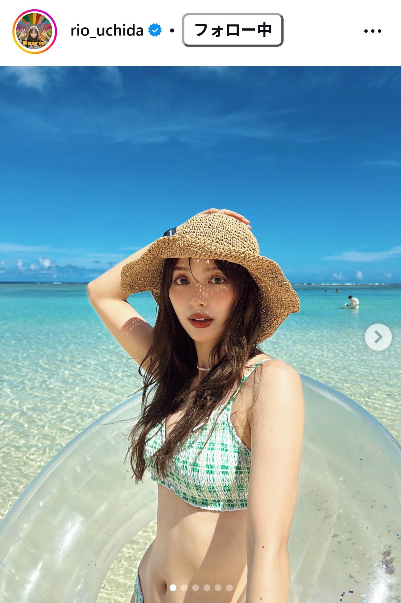 内田理央のインスタグラムから
