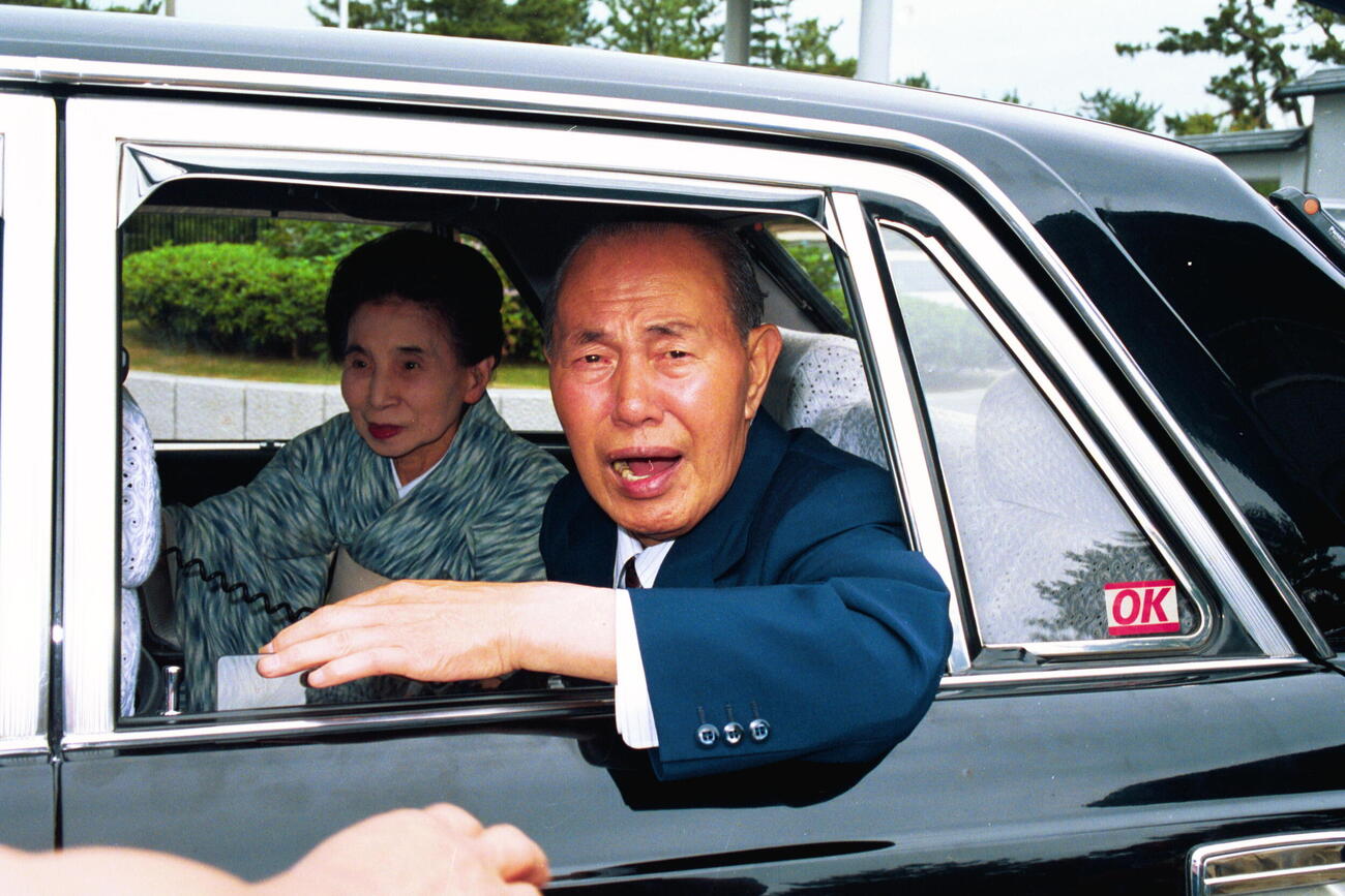 田中角栄氏（1993年撮影）