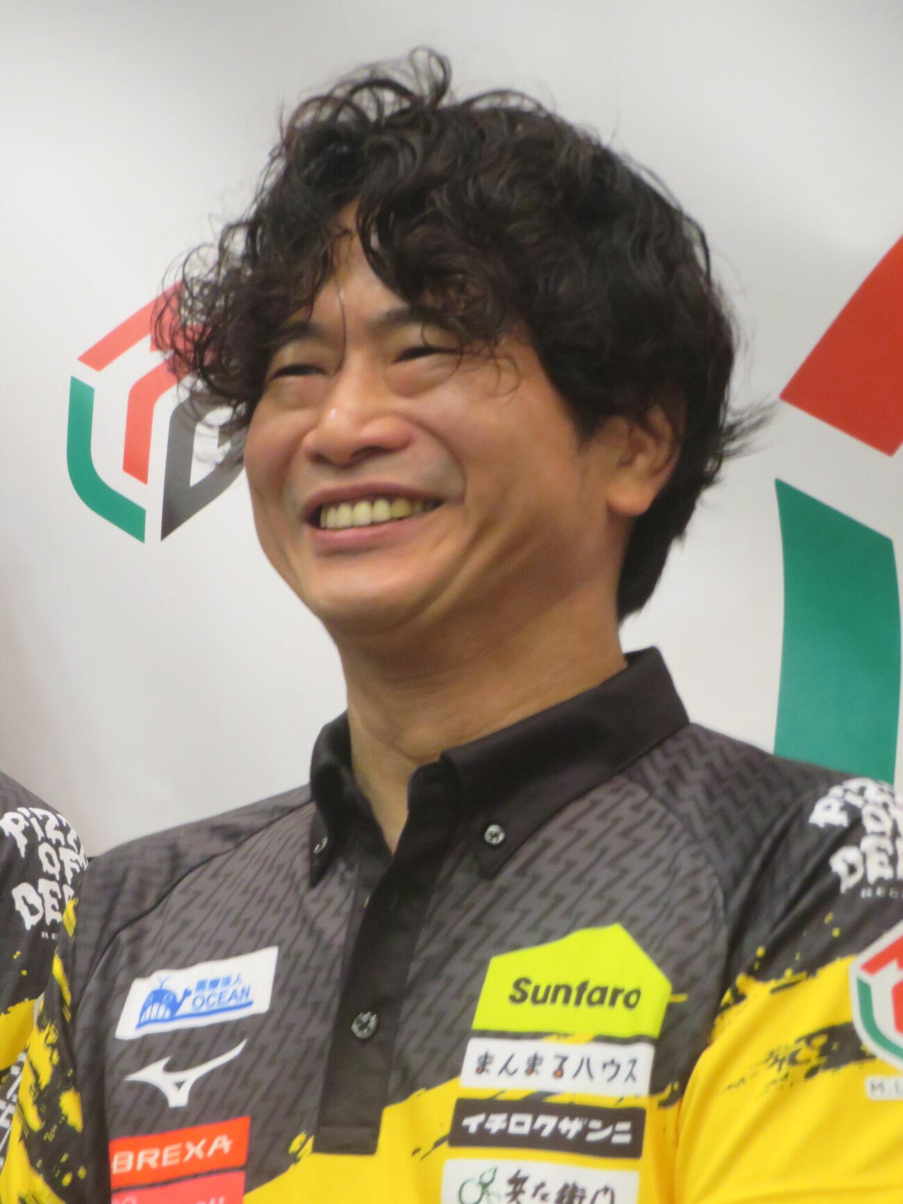 麻雀のプロリーグ「Mリーグ2026－27シーズン開幕式」に出席したTEAM RAIDEN／雷電の萩原聖人（撮影・川田和博）
