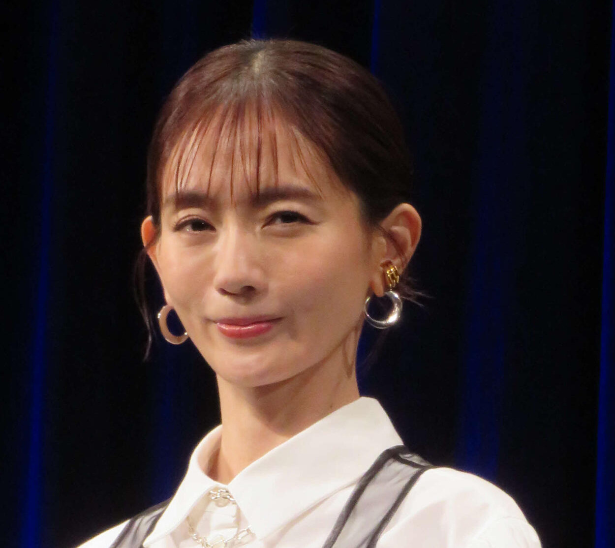 中村ゆりさん（25年10月撮影）