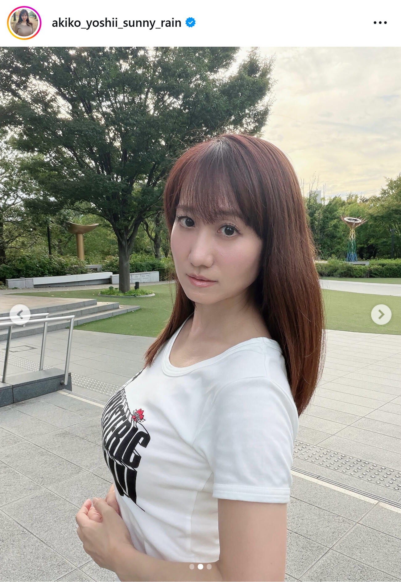 吉井明子さんのインスタグラムから