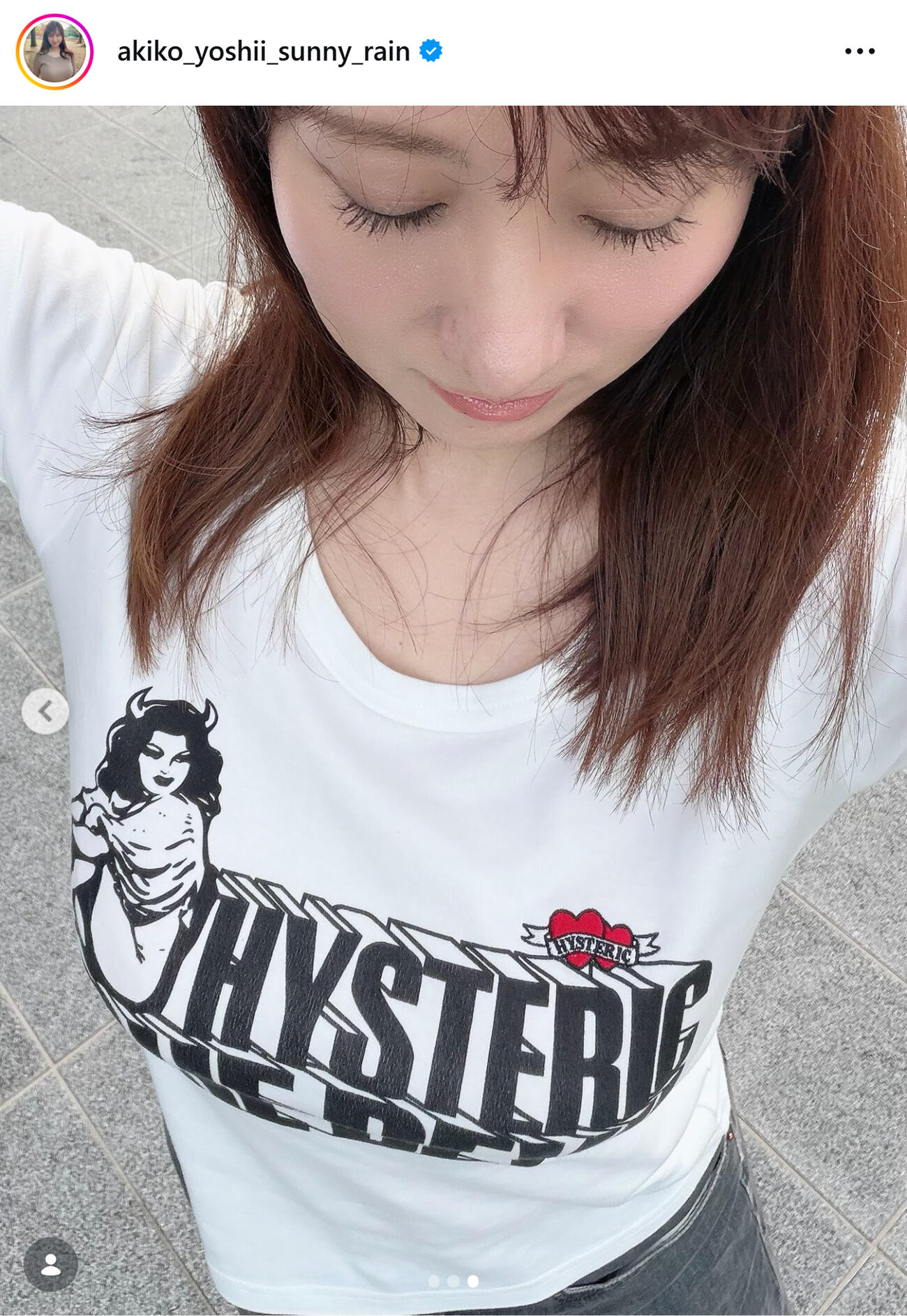 吉井明子さんのインスタグラムから