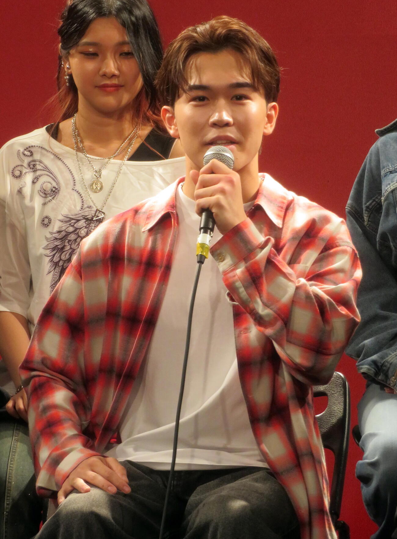 ミュージカル「RENT」製作発表記者会見で思いを語る鈴木福（撮影・鎌田直秀）