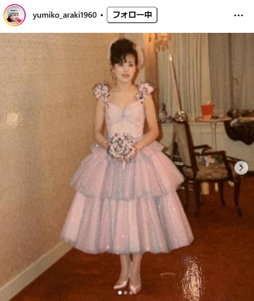 荒木由美子のインスタグラムから
