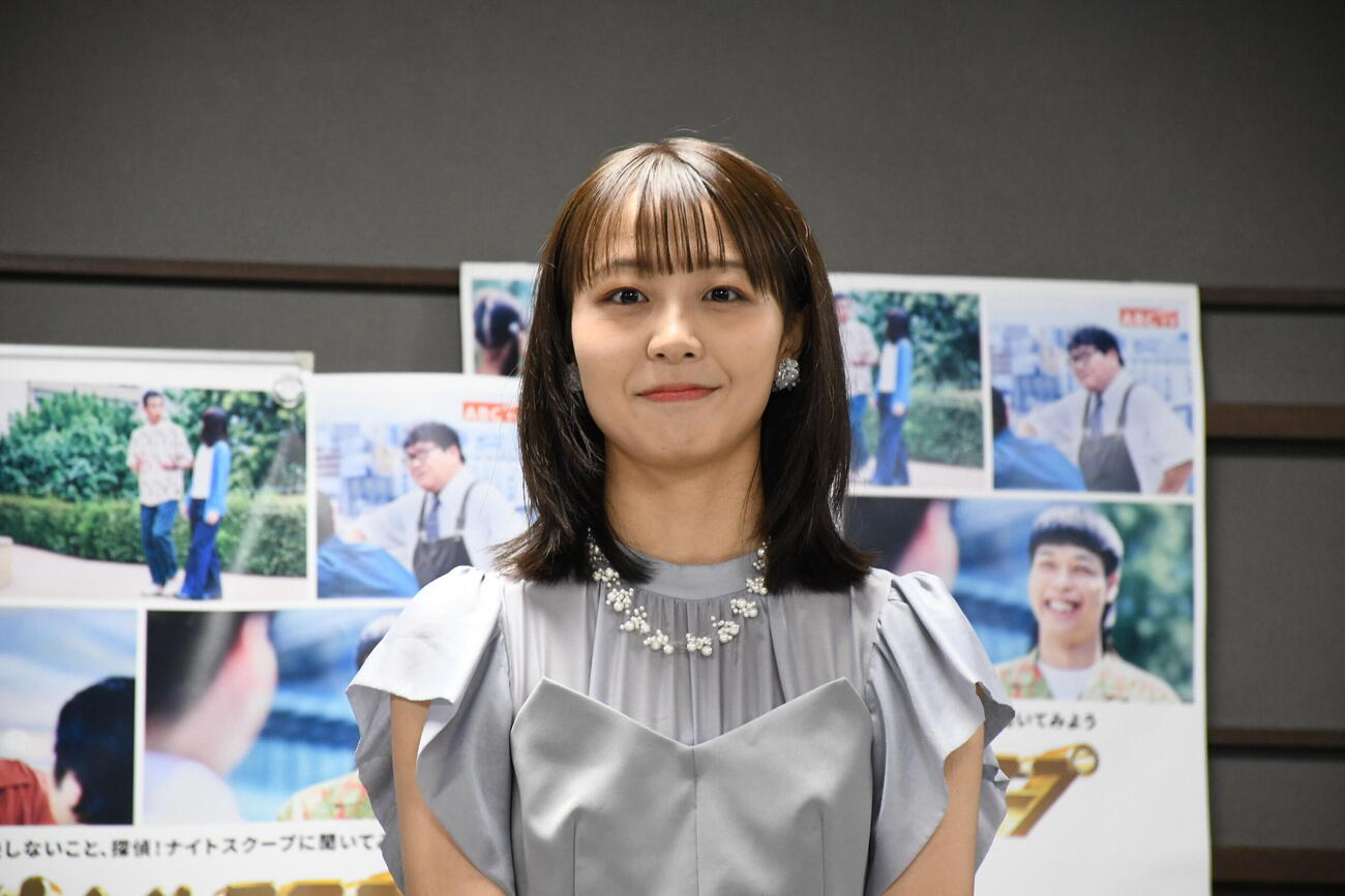 「探偵！ナイトスクープ」の5代目秘書に就任したABCの瀧口美咲アナウンサー（2026年9月撮影）