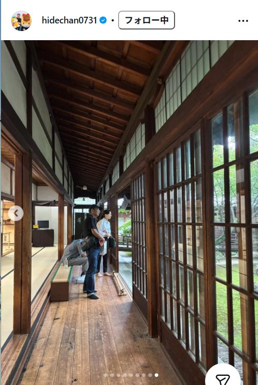 中山秀征のインスタグラムから