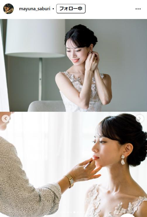 佐分利眞由奈のインスタグラムから