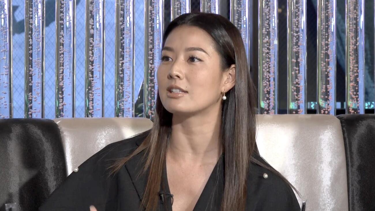 ABEMA「愛のハイエナseason6」＃10に出演したすみれ（C）AbemaTV,Inc.