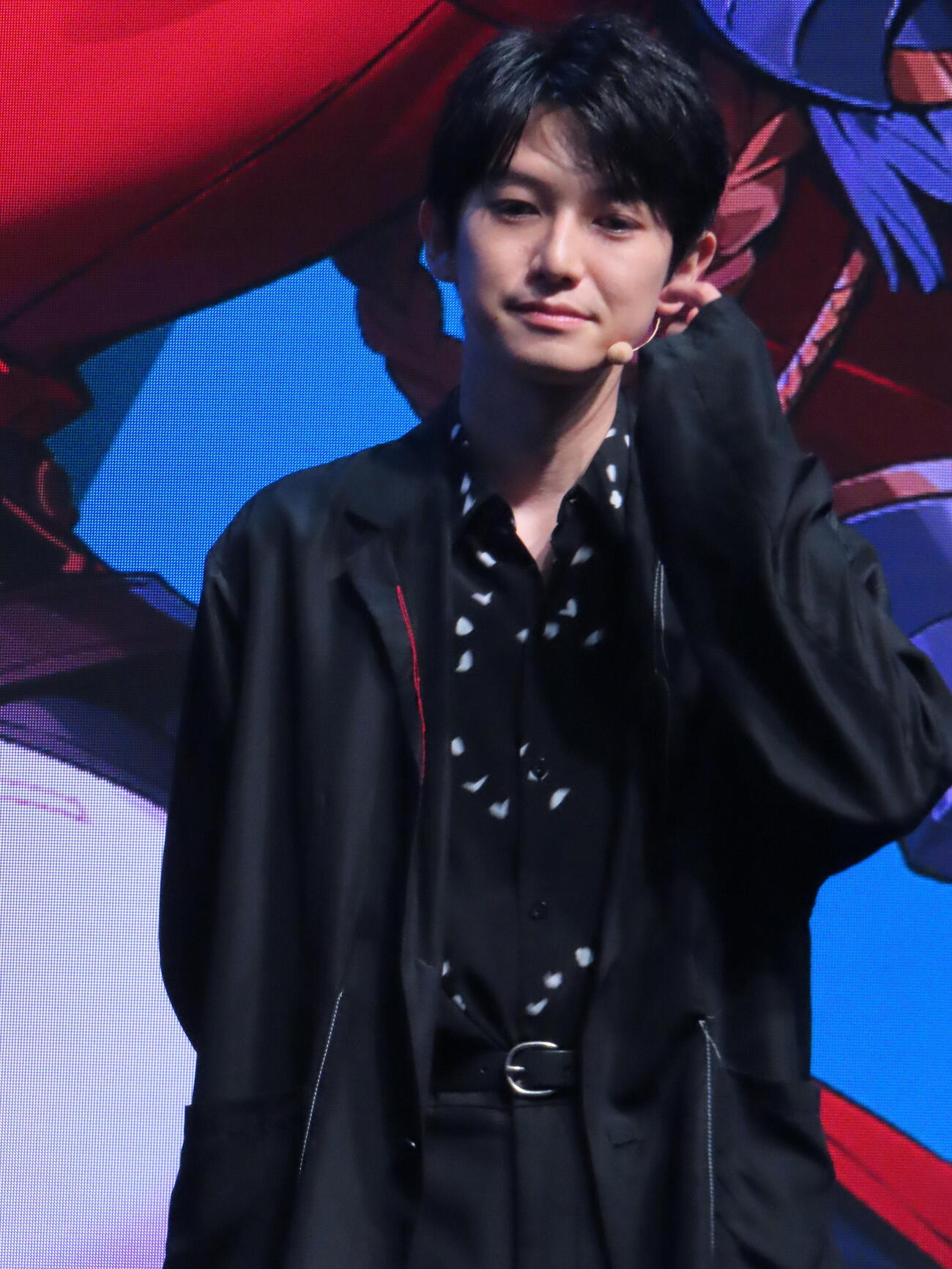 東京ゲームショウ2026のネットマーブルブースに登壇した本郷奏多（撮影・鎌田良美）