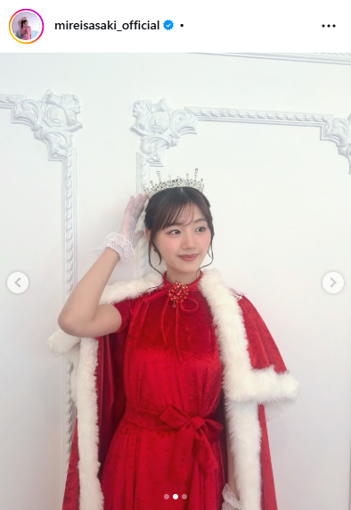 佐々木美玲のインスタグラムから