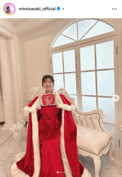 佐々木美玲のインスタグラムから
