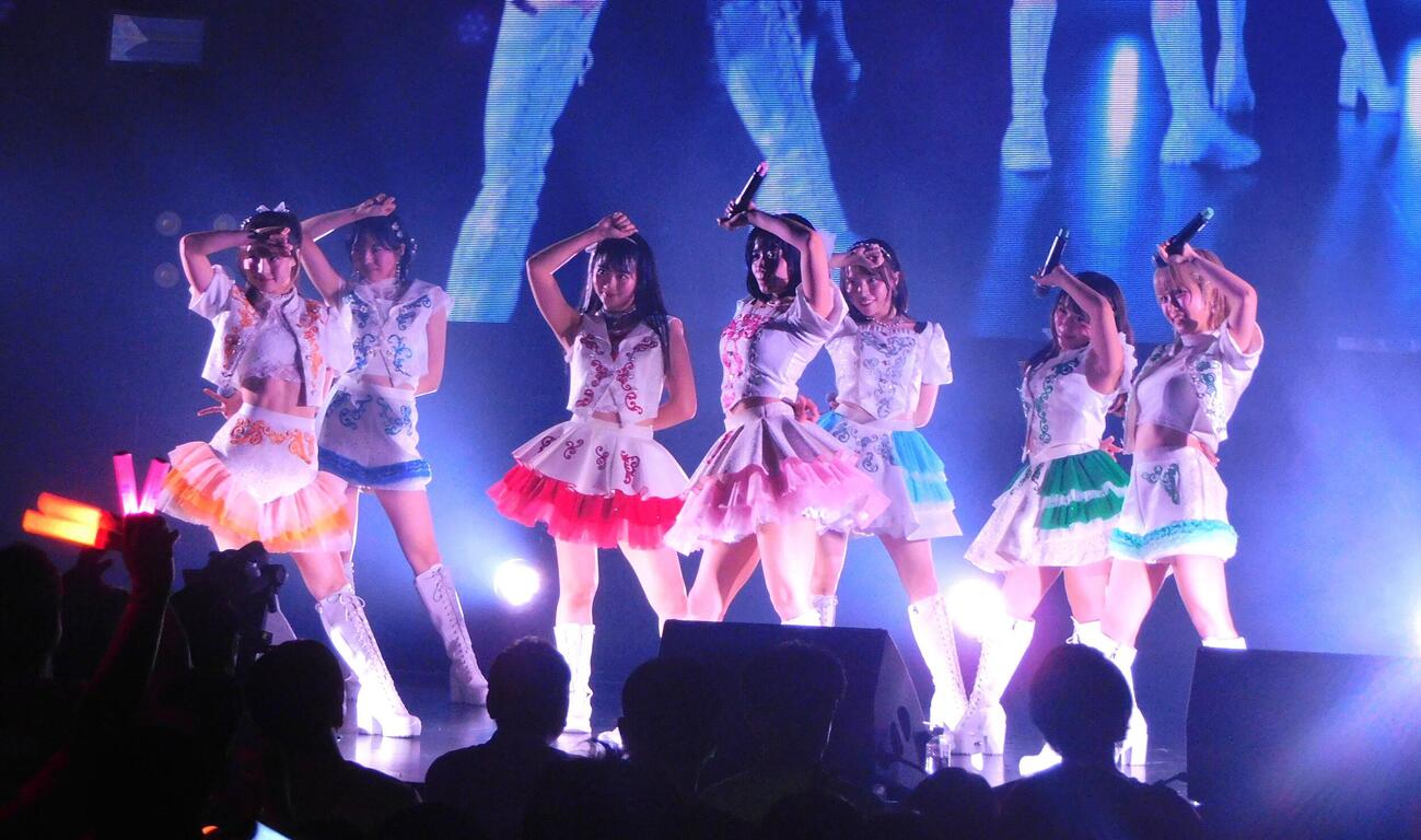 「にきちゃん大決戦っ！！in Zepp Shinjuku」を行ったアップアップガールズ（2）（撮影・寺本吏輝）