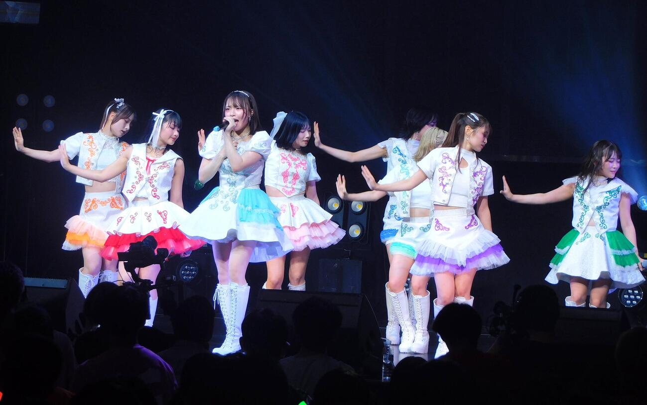 「にきちゃん大決戦っ！！in Zepp Shinjuku」を行ったアップアップガールズ（2）（撮影・寺本吏輝）