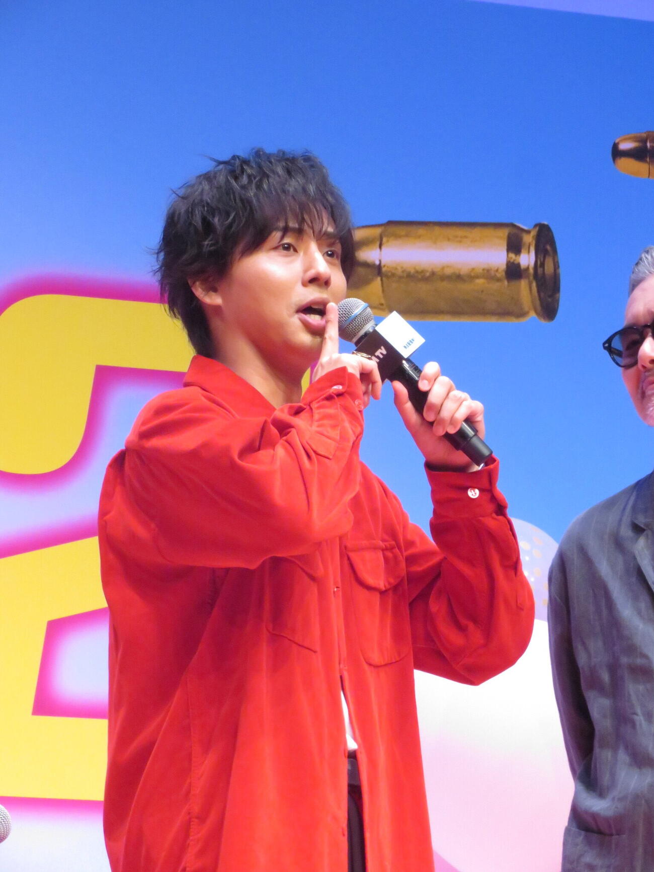 ドラマ「幸せカナコの殺し屋生活2」の配信記念イベントに参加した藤ケ谷太輔