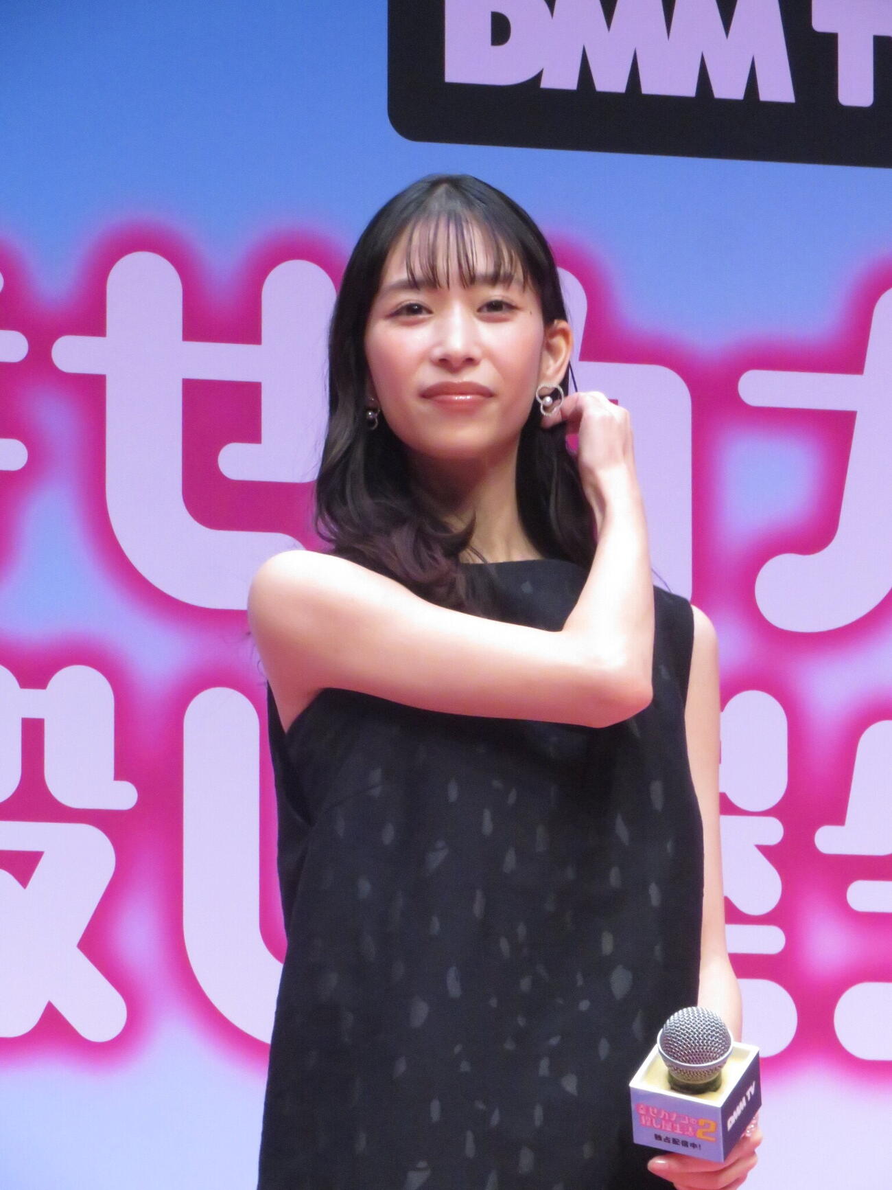 ドラマ「幸せカナコの殺し屋生活2」の配信記念イベントに参加した森川葵