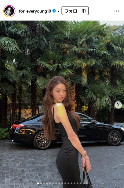 IVE・WONYOUNGのインスタグラムから